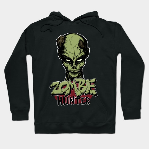 Zombie hunter Hoodie by hyperactive